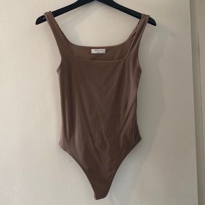 Babaton thong contour bodysuit size M